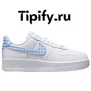 Nike Air Force 1 Low Blue Gingham - 1