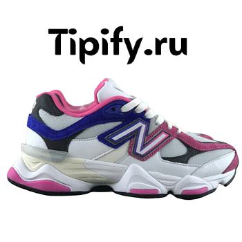 New Balance NB 9060 Whie Blue Pink Custom