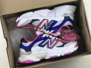 New Balance NB 9060 Whie Blue Pink Custom - 6