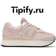 New Balance 574 Plus Pink (Women's) WL574ZAC - 1