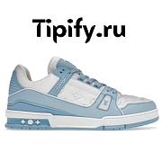 Louis Vuitton Trainer Low White Sky Blue 1AA6X4 / 1AA6X3 / 1AA6X1 / 1AA6YK / 1AA6XO - 1