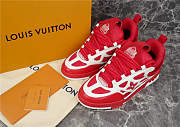 Louis Vuitton LV Skate Sneaker Red White 1AARS5 - 4