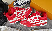 Louis Vuitton LV Skate Sneaker Red White 1AARS5 - 5