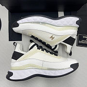 Chanel Low Top Trainer Velvet Ivory G35617 Y53646 10800 - 6