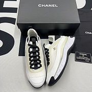 Chanel Low Top Trainer Velvet Ivory G35617 Y53646 10800 - 4