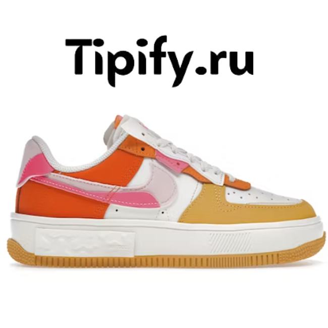 Nike Air Force 1 Fontanka Summit White Yellow Orange (Women's)  DX2675-100 - 1