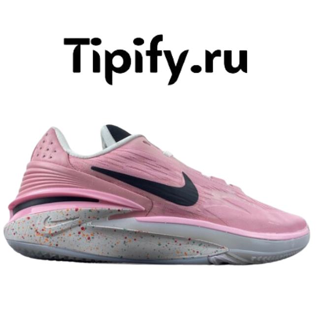 NIKE Air Zoom GT CUT 2 Pink White Low Top Custom - 1