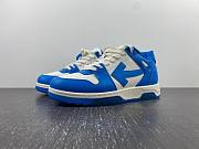 OFF-WHITE Out Of Office OOO Low Tops White Blue (FW22) OMIA189F22LEA0014501 - 5