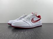 Air Jordan 1 Retro Low White Varsity Red  705329-101 - 5