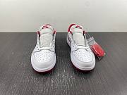 Air Jordan 1 Retro Low White Varsity Red  705329-101 - 3