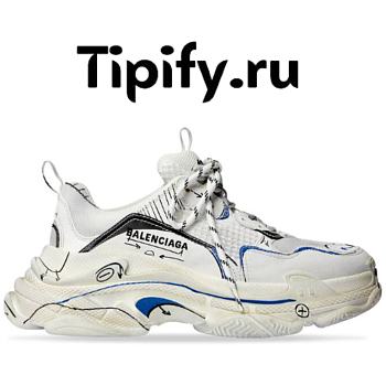 Balenciaga Triple S Allover Logo Sneaker 536737-W3SRB-9014