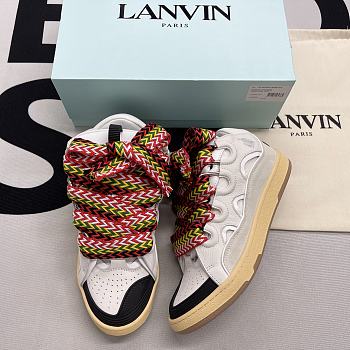 Lanvin Leather Curb White Ivory FM-SKRK11-DRAG-A2000 / FM-SKRK11-DRA2-A2000