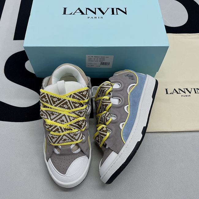 Lanvin Curb Sneakers 'Blue Grey' FM SKRK11 DALL P22 B243 - 1