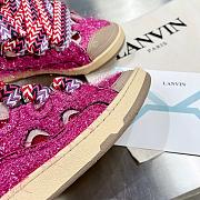 Lanvin Lurex curb metallic sneakers - 5