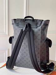 Louis Vuitton Christopher Monogram Eclipse Reverse PM Gray 18.9H 16.14W 5.12D - 5