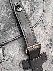 Louis Vuitton Christopher Monogram Eclipse Reverse PM Gray 18.9H 16.14W 5.12D - 6