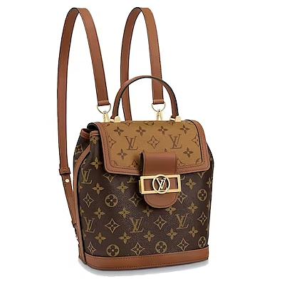 Louis Vuitton Backpack Dauphine Monogram Reverse PM Brown  7.9H 7.5W 4.7D - 1