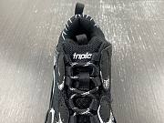 Balenciaga Men's Triple S Sketch Sneaker in black and white double foam and mesh 536737W3SRB1090 - 5