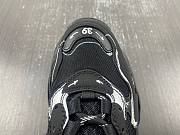 Balenciaga Men's Triple S Sketch Sneaker in black and white double foam and mesh 536737W3SRB1090 - 2