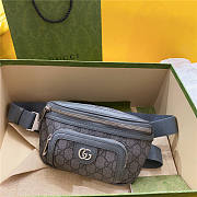 Gucci Ophidia Multi-pocket Belt bag-Gray  - 4