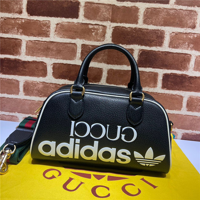 GUCCI X ADIDAS MINI DUFFLE BAG BLACK 702397 U3ZCT 6563 - 1