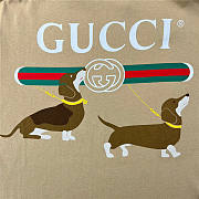 Gucci Men's Natural Logo Dog Print T-shirt  - 5