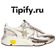 Golden Goose Silver and white Running Sole sneakers - 1