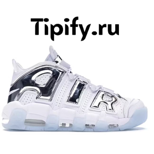 Nike Air More Uptempo Chrome White (W) 917593-100 - 1