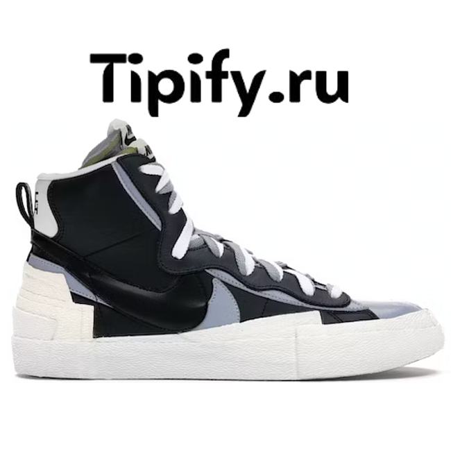 Nike Blazer Mid sacai Black Grey BV0072-002 - 1