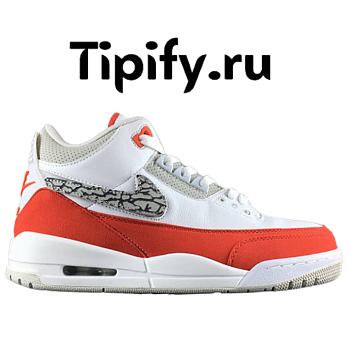 Air Jordan 3 Retro Tinker White University Red Custome