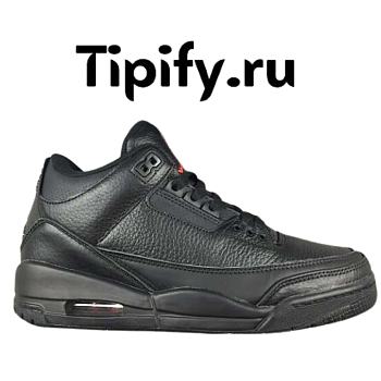 Air Jordan 3 Retro OVO Black Cat Mens Basketball Shoes 580775-007