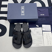 DIOR ALPHA SANDAL Black Dior Oblique Jacquard 3SA081YXV_H910 - 1