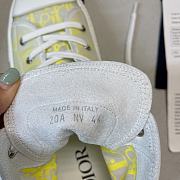 Dior B23 High Top White Yellow Oblique  3SH118YNT H160 - 6