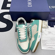 Dior B27 Low Turquoise Cream Dior Oblique Cream Jacquard  3SN272ZIR06651 - 1