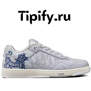 Dior B27 Kenny Scharf Low Top Blue Tiger Print 3SN272ZMG_H861