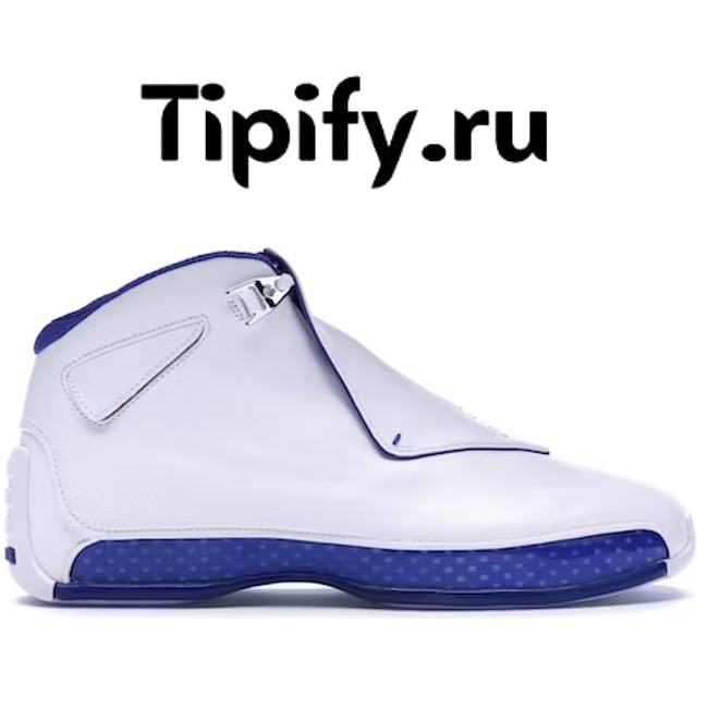 Air Jordan 18 Retro White Sport Royal AA2494-106 - 1