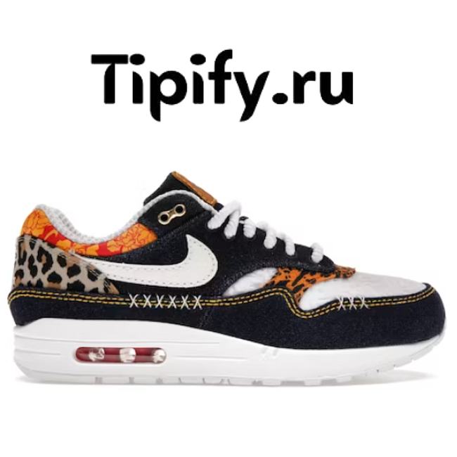 Nike Air Max 1 Premium Denim Leopard  FJ4452-432 - 1