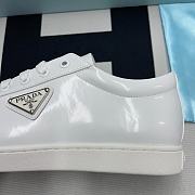 Prada Brushed Sneakers Leather White White  2EE376_3F0E_F0009 - 6