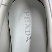 Prada Brushed Sneakers Leather White White  2EE376_3F0E_F0009 - 4