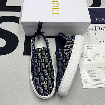 Dior Solar Slip-On Blue Oblique  KCK292VOB_S56B