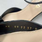 Christian Dior Square Toe Street Style Plain Leather Block Heels - 6