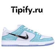 April Skateboards X Nike SB Dunk Low Blue White Silver FD2562-400  - 1