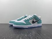 April Skateboards X Nike SB Dunk Low Blue White Silver FD2562-400  - 3