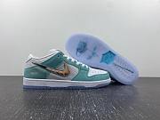 April Skateboards X Nike SB Dunk Low Blue White Silver FD2562-400  - 4