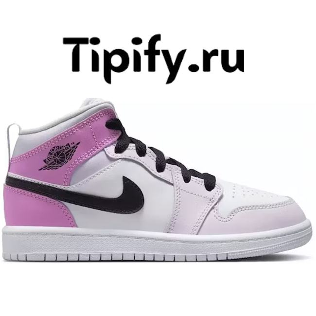 Air Jordan 1 Mid Barely Grape (PS)  DQ8424-501 - 1