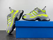 MEN'S BALENCIAGA / ADIDAS TRIPLE S SNEAKER IN FLUO YELLOW 712821W2ZB57512 - 2