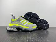 MEN'S BALENCIAGA / ADIDAS TRIPLE S SNEAKER IN FLUO YELLOW 712821W2ZB57512 - 6