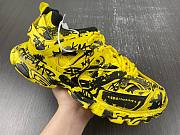 BALENCIAGA MEN'S TRACK GRAFFITI SNEAKER IN YELLOW 542023W3RRA7810 - 6