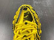 BALENCIAGA MEN'S TRACK GRAFFITI SNEAKER IN YELLOW 542023W3RRA7810 - 3