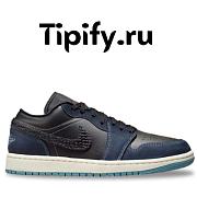 Air Jordan 1 Low Navy Black Snakeskin FJ5478-010 (2023) - 1